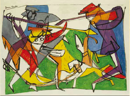 Romare Beardon, "The Uncoupling of the Hounds"