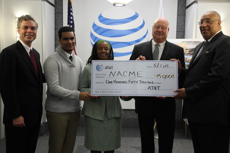 Hon. Tom Roach, left, Emanuel Azcona, Kecia Palmer-Cousins, Ed Bergstraesser, Dr. Irving McPhail PHOTO S BY Kenneth Kencaid