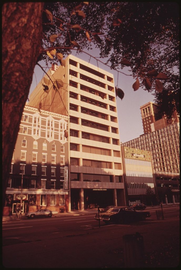 Johnson Publishing on Michagan Avenue in Chicago